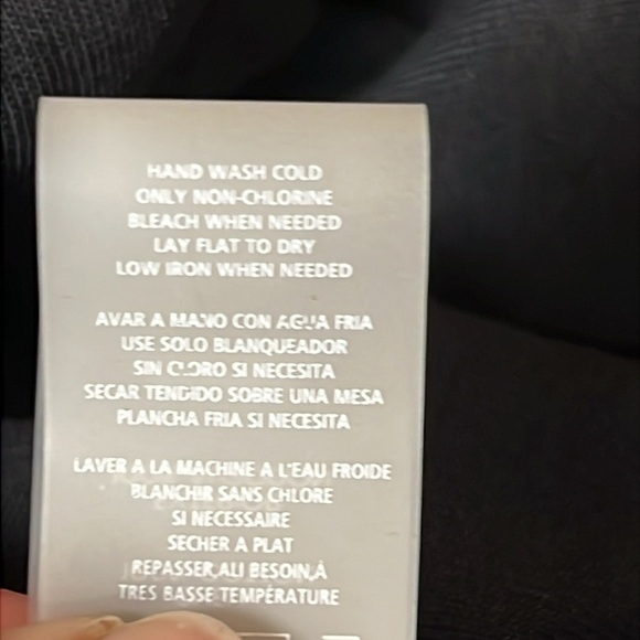 Karl Lagerfeld Paris womens tank blouse XS black event evening cotton casual NWT - Picture 8 of 14